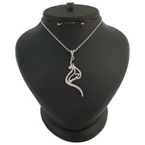 گردنبند نقره مردانه ترمه ۱  طرح احسان کد mas 00239